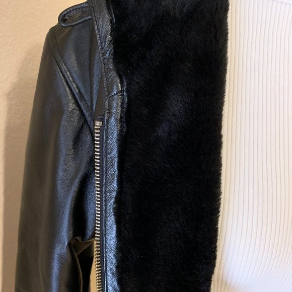 Wilson Leather Jacket Fully Lined w/Faux Fur - Picture 5 of 16